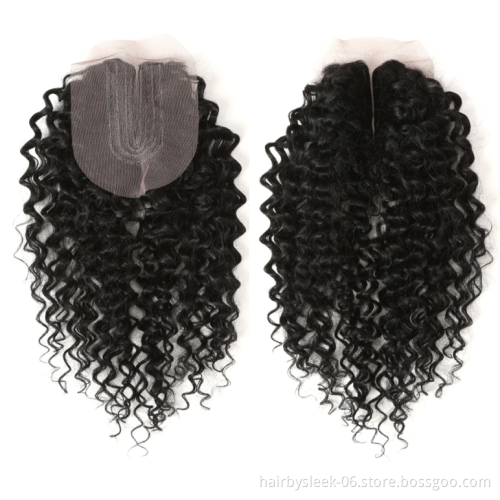 16-20 inches 3 bundles kinky curly with closure synthetic hair  weaving extension afro kinky curl hair for women
